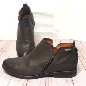 Pikolinos ankle boot gray stone Ordino Eu42 stitched trim details